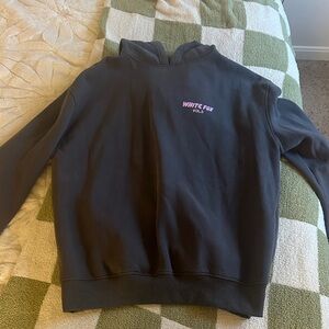 White Fox charcoal Sweatset duo